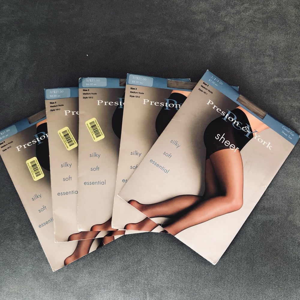 PRESTON & YORK Hosiery, Silky Soft Essential (sold as a set for separate…